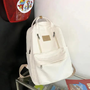 JulyPocket®️ - Mochila Coreana Multifuncional / Escola, Faculdade, Passeio - uniescolhas