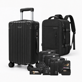 Kit RICCA — Combo Bordo Completo: Mala + Mochila e 10 Extras
