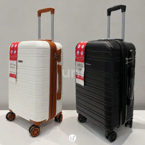 Kit Viagem NovaTech Ivoire — Mala de Bordo + Mochila Antifurto USB