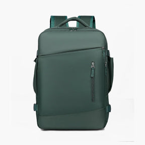 Mochila Verde Expansiva 40L Impermeável para Viagem TravelMax™