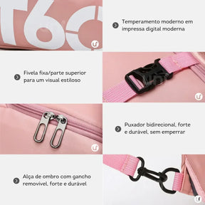 Bolsa de Viagem e Academia 4 em 1 Impermeável 60L - T99 Bag