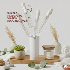 Dispenser de Viagem Inteligente 4 em 1: Organização Antivazamento - GOPACKO™