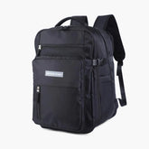 Mochila Preta Expansível 30-50L para Notebook 17” – Estilo, Organização e Antifurto RomanticCrown