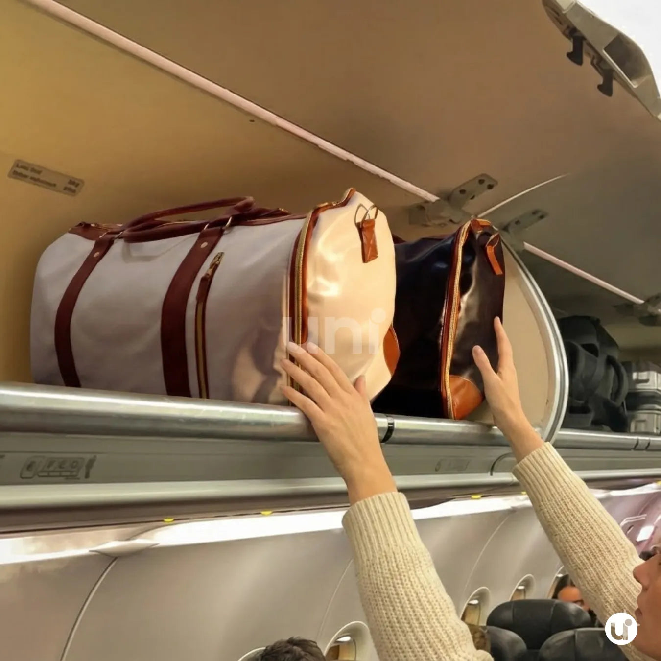 Mala de Mão Espaçosa Dobrável 60L Roller JetSetFemme™