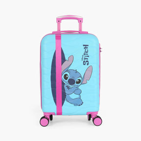 Mala de Bordo Infantil Stitch Luxcel ABS 19” Dupla Face, Rodas 360 e Cadeado