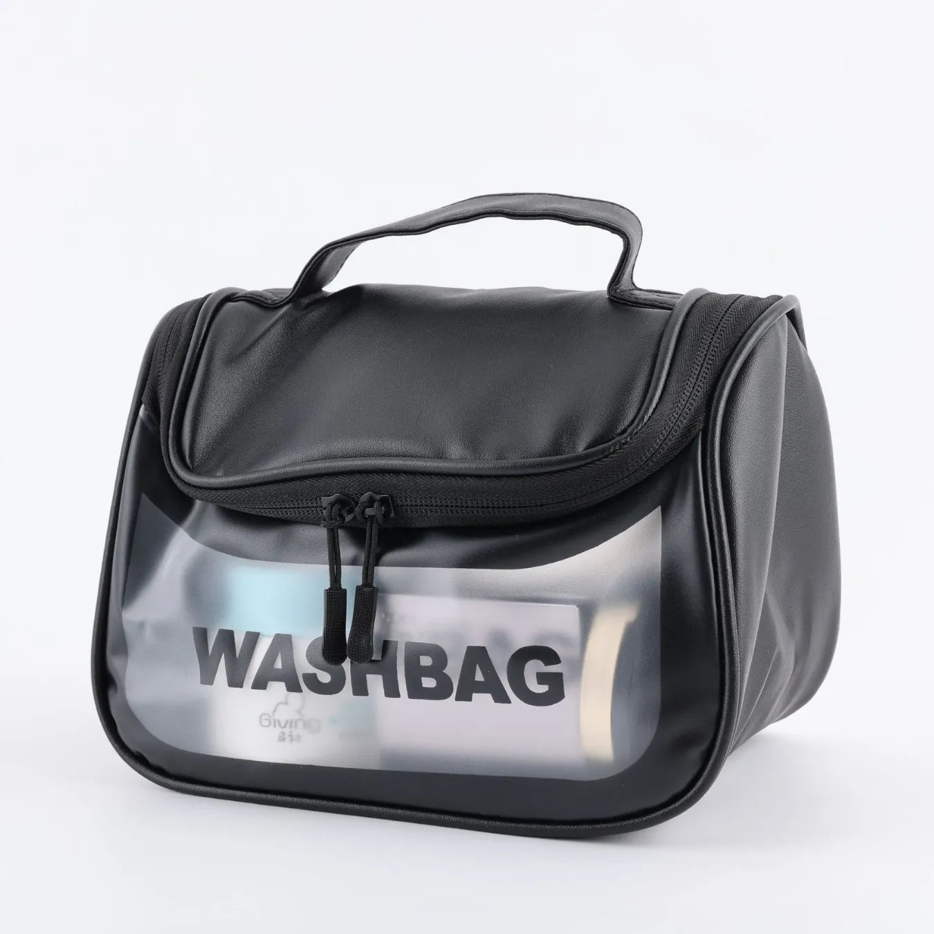 Necessaire de Viagem com Gancho Transparente WashBag Premium