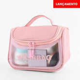 Necessaire de Viagem com Gancho Transparente WashBag Premium