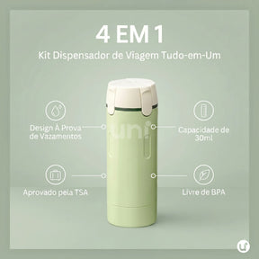 Dispenser de Viagem Inteligente 4 em 1: Organização Antivazamento - GOPACKO™