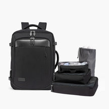 Mochila de Viagem 40L Expansível + 3 Necessaires Grátis
