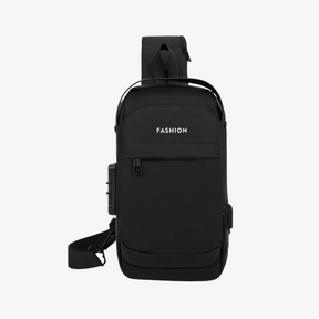 Bolsa Transversal Antifurto com USB e Bolso Oculto Impermeável SecureCarry™
