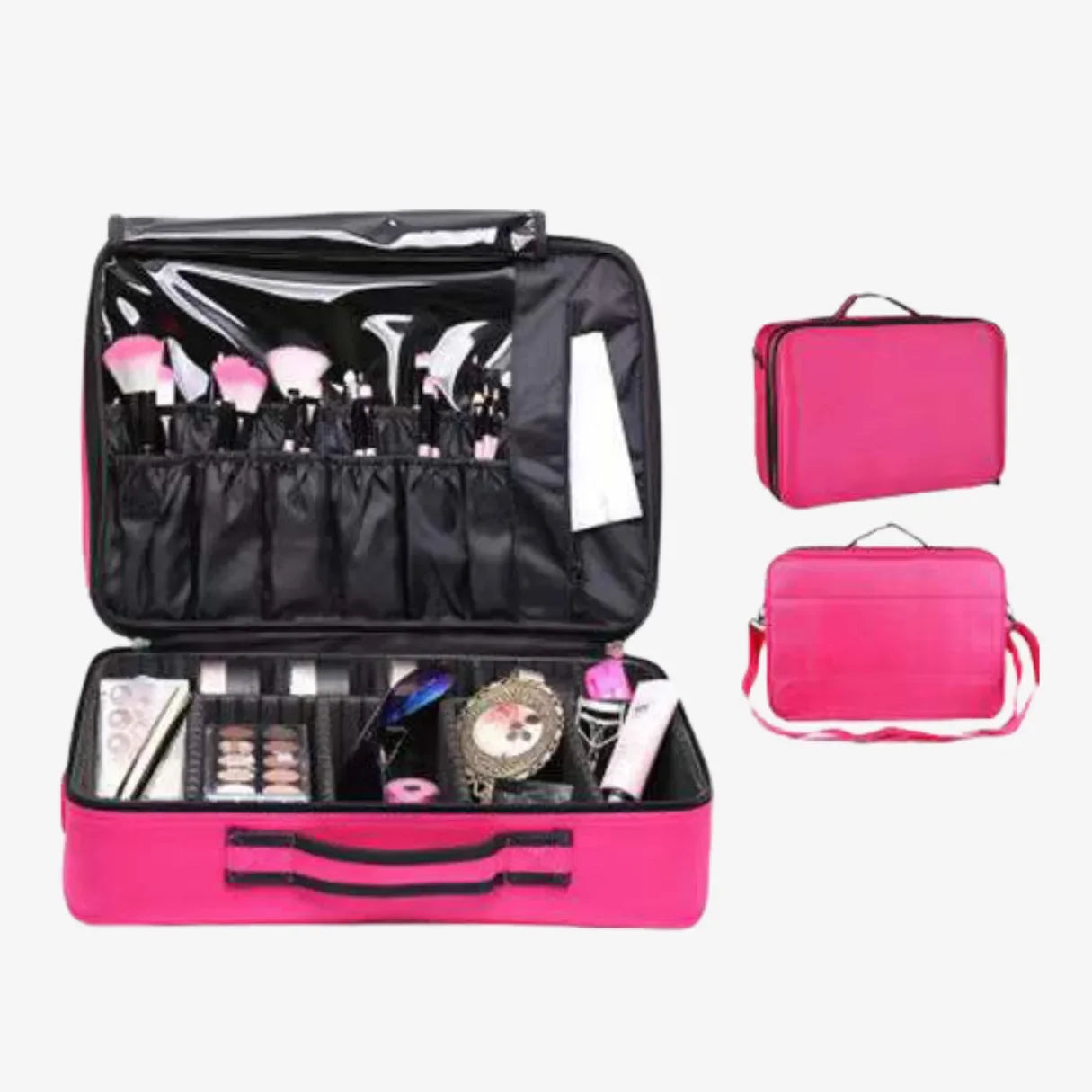 Bolsa de Maquiagem Profissional Grande Capacidade LaryBag™ - uniescolhas