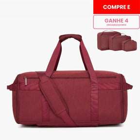 MegaBag 2.0 – Mala de Mão Dobrável 60L Anti-Amassamento com Rodinhas Removíveis