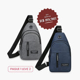 Mochila Transversal Multifuncional Resistente e Impermeável CrossMove™