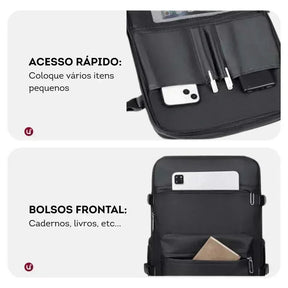 Mochila de Viagem Mala de Bordo a Vácuo 35L Impermeável - Nova BellaJourney