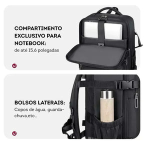 Mochila de Viagem Mala de Bordo a Vácuo 35L Impermeável - Nova BellaJourney