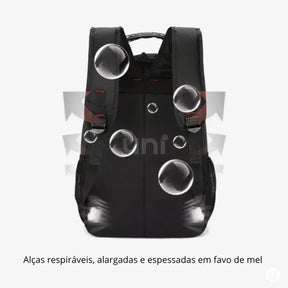 Mochila de Viagem Reforçada com Cabo de Aço para Notebook 15.6"