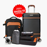Kit Viagem Premium NovaTech™ + Qualis™ – Mochila 32-40 L + Mala 55x35x25 cm