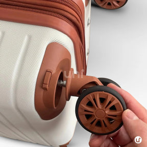 Mala de Bordo Novatech® 17” a 21” Expansível | Leve, Rígida e com Rodas 360°