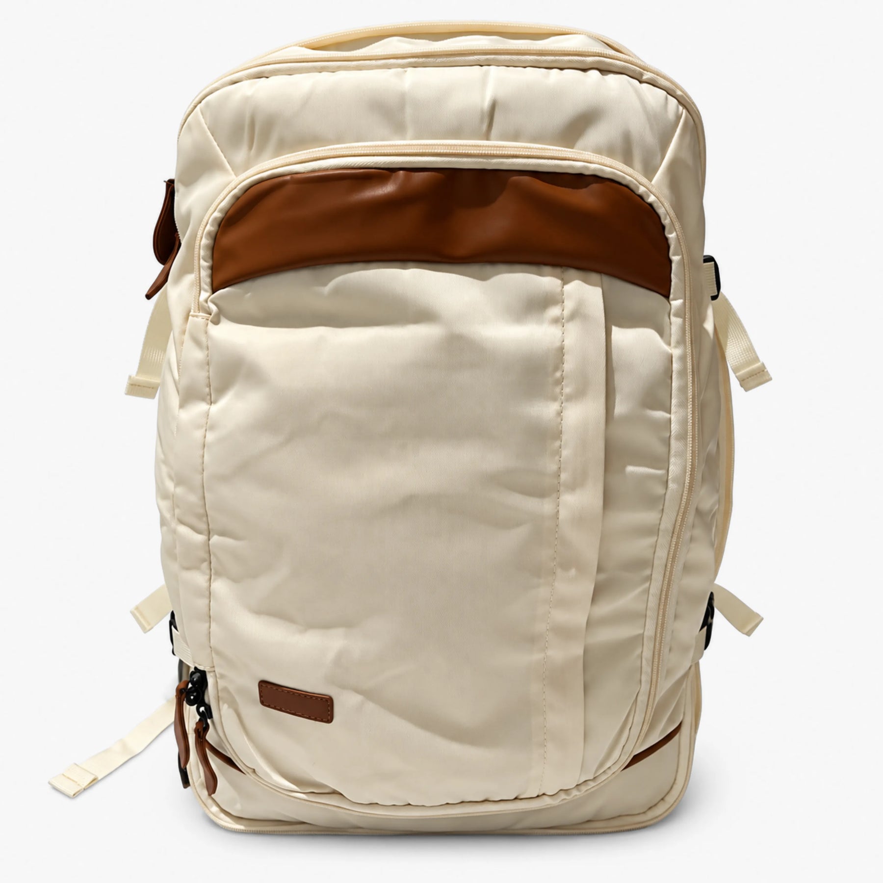 Kit Viagem NovaTech Ivoire — Mala de Bordo + Mochila Antifurto USB
