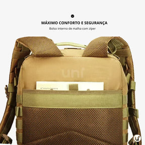 Mochila Tática Militar 50L Impermeável para Viagem e Treino - Tactical Titan™