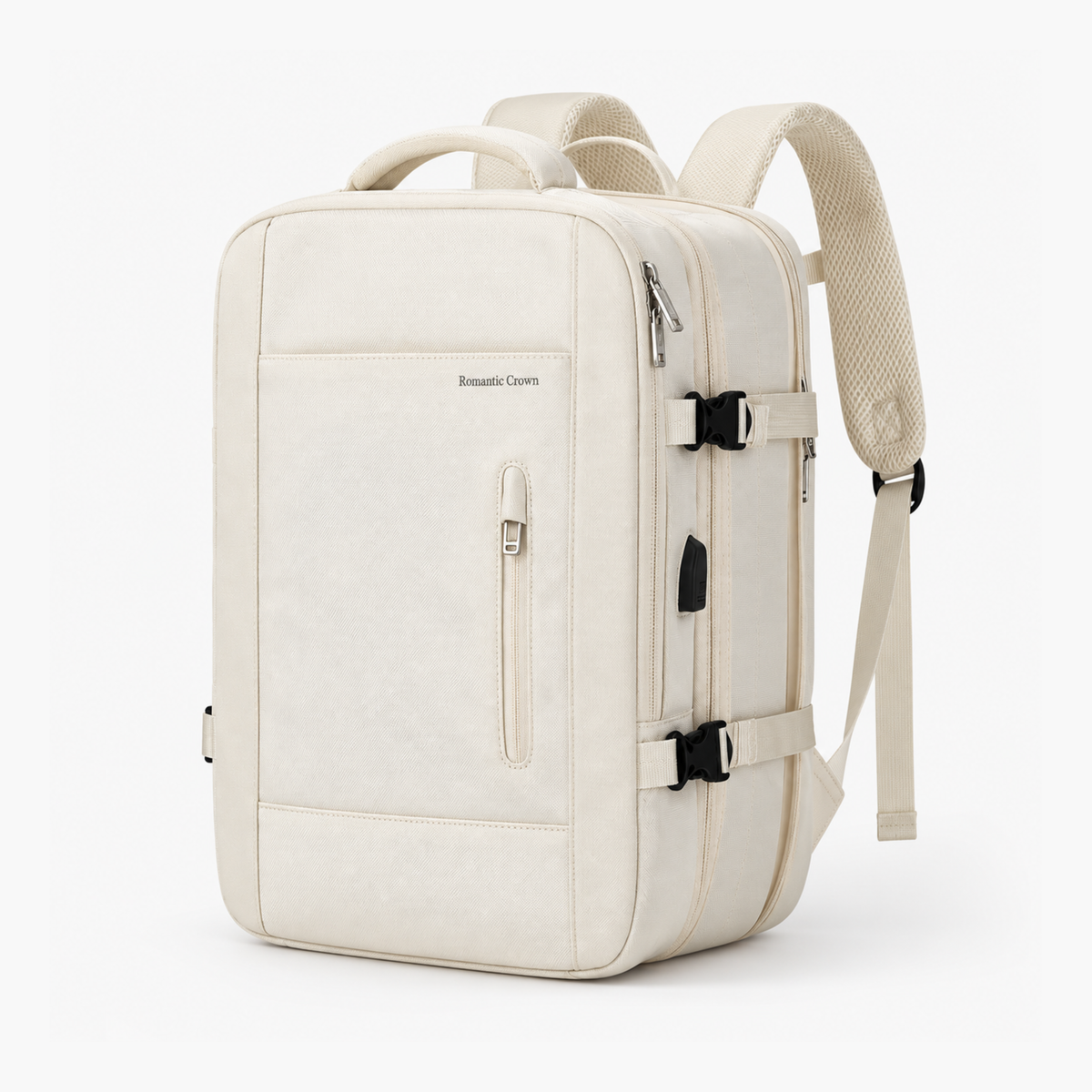 Mochila de Viagem Mala de Bordo Expansível 45L Impermeável - RomanticCrown