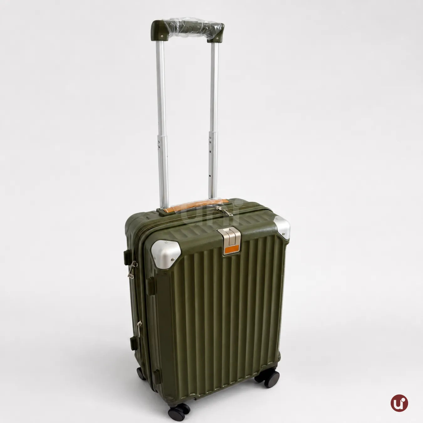 Kit Mala de Viagem Verde Oliva 20"/24" + Bolsa e Necessaire