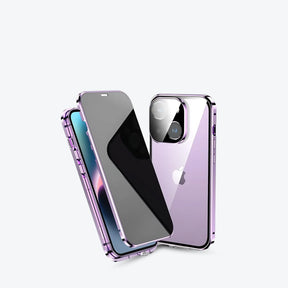 Capa de Privacidade iPhone Blindada com Dupla Proteção Magnética 360º Privacy Case™