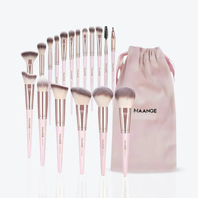 Conjunto de Pincéis Profissionais 30 Peças (Corretivo, Blush, Sombras, Pó) Maange™