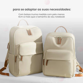 Mochila Executiva Feminina para Notebook Impermeável - RomaBag™