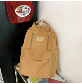 Mochila Coreana Multifuncional  / Escola, Faculdade, Passeio - JulyPocket®️