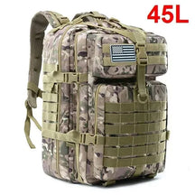 Mochila Tática Militar 45L, Sistema Modular MOLLE Tactical Titan™