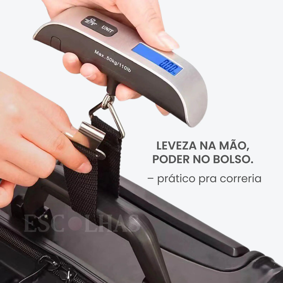 Balança Portátil Bagagem Viagem 50kg Marca XTRAD - uniescolhas