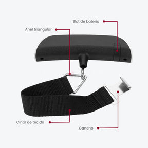 Balança Portátil Bagagem Viagem 50kg Marca XTRAD - uniescolhas