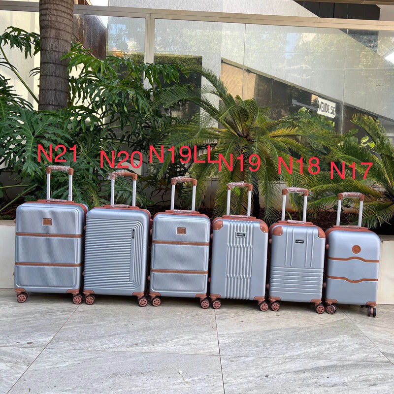 Kit de Viagem NovaTech™ — Mala de Bordo ABS 360° + Mochila 4 em 1 | 3 Cores Combinando
