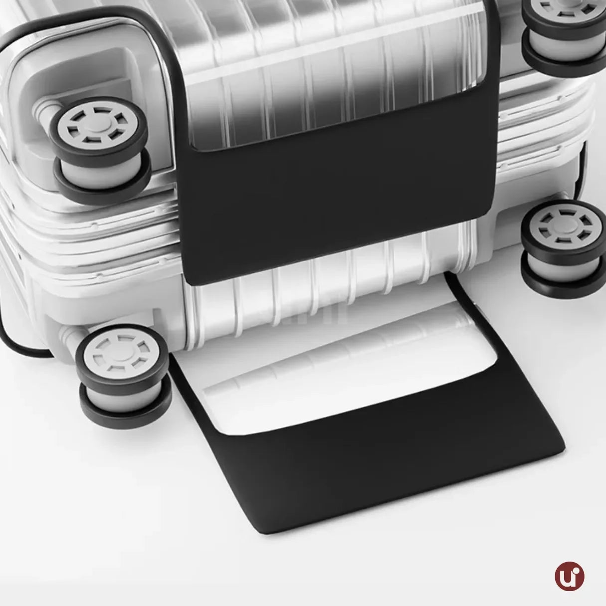 Capa Protetora Para Mala de Viagem Transparente PVC Cristal Resistente e Impermeável - uniescolhas