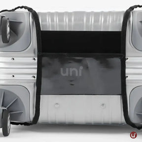 Capa Protetora Para Mala de Viagem Transparente PVC Cristal Resistente e Impermeável - uniescolhas