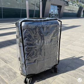 Capa Protetora Para Mala de Viagem Transparente PVC Cristal Resistente e Impermeável - uniescolhas