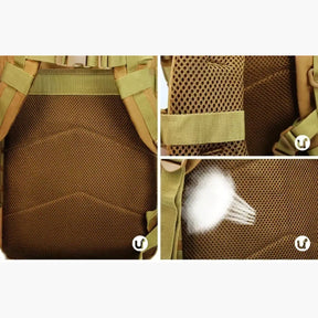 Mochila Tática Militar 50L Impermeável para Viagem e Treino - Tactical Titan™