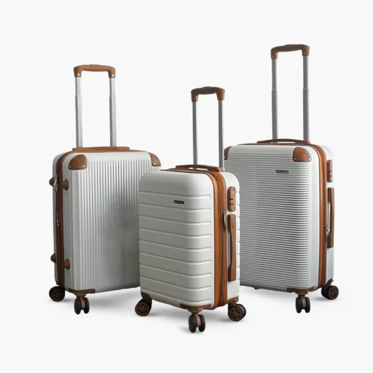 Mala de bordo feminina Novatech em ABS e policarbonato, com design elegante e resistente, ideal para levar na cabine do avião sem despachar.