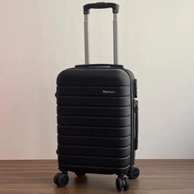 Mala de bordo feminina Novatech em ABS e policarbonato, com design elegante e resistente, ideal para levar na cabine do avião sem despachar.