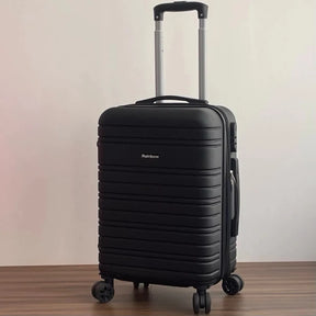 Mala de bordo feminina Novatech em ABS e policarbonato, com design elegante e resistente, ideal para levar na cabine do avião sem despachar.