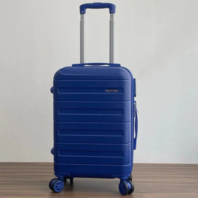 Mala de bordo feminina Novatech em ABS e policarbonato, com design elegante e resistente, ideal para levar na cabine do avião sem despachar.