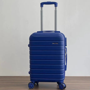 Mala de bordo feminina Novatech em ABS e policarbonato, com design elegante e resistente, ideal para levar na cabine do avião sem despachar.