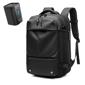 Mochila de viagem feminina AirBag Pack de 60 litros em tecido Oxford impermeável, com sistema a vácuo integrado, ideal para evitar taxas de bagagem.