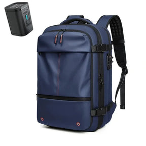 Mochila de viagem feminina AirBag Pack de 60 litros em tecido Oxford impermeável, com sistema a vácuo integrado, ideal para evitar taxas de bagagem.