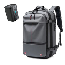 Mochila de viagem feminina AirBag Pack de 60 litros em tecido Oxford impermeável, com sistema a vácuo integrado, ideal para evitar taxas de bagagem.