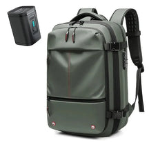 Mochila de viagem feminina AirBag Pack de 60 litros em tecido Oxford impermeável, com sistema a vácuo integrado, ideal para evitar taxas de bagagem.