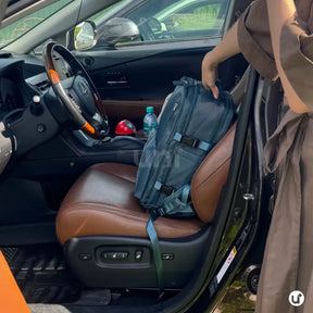 Mochila Expansiva 12 compartimentos - 29L Impermeável BellaJourney™ - uniescolhas