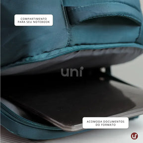 Mochila Expansiva 12 compartimentos - 29L Impermeável BellaJourney™ - uniescolhas