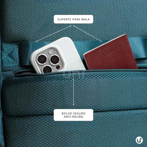 Mochila Expansiva 12 compartimentos - 29L Impermeável BellaJourney™ - uniescolhas